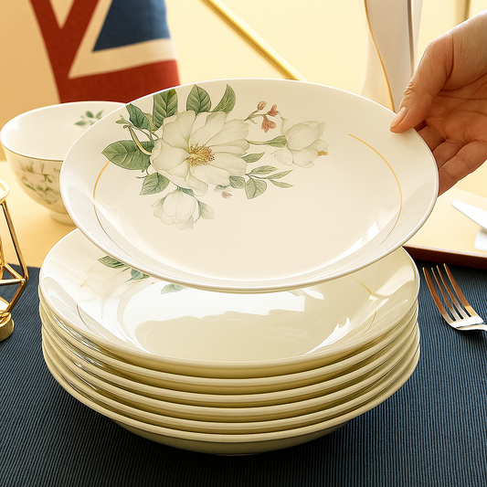 Floral Ceramic Plates