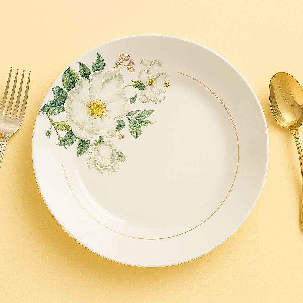 Floral Ceramic Plates