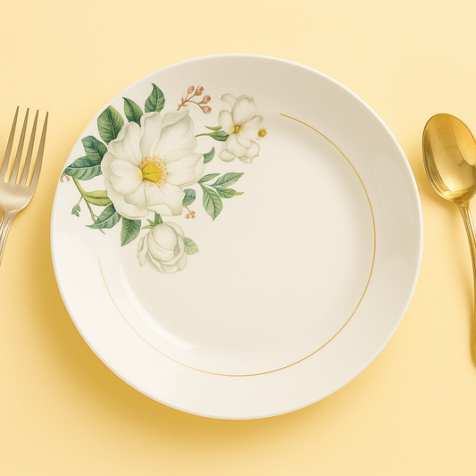 Floral Ceramic Plates