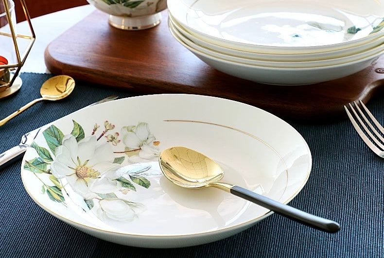 Floral Ceramic Plates