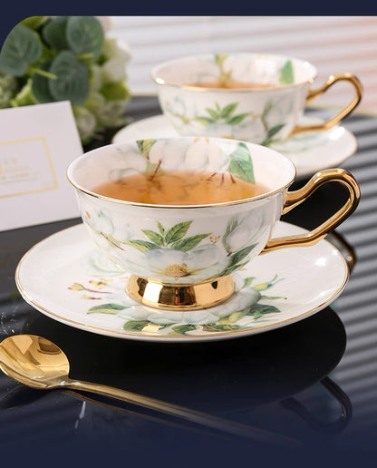 Bone China Coffee Cup Set