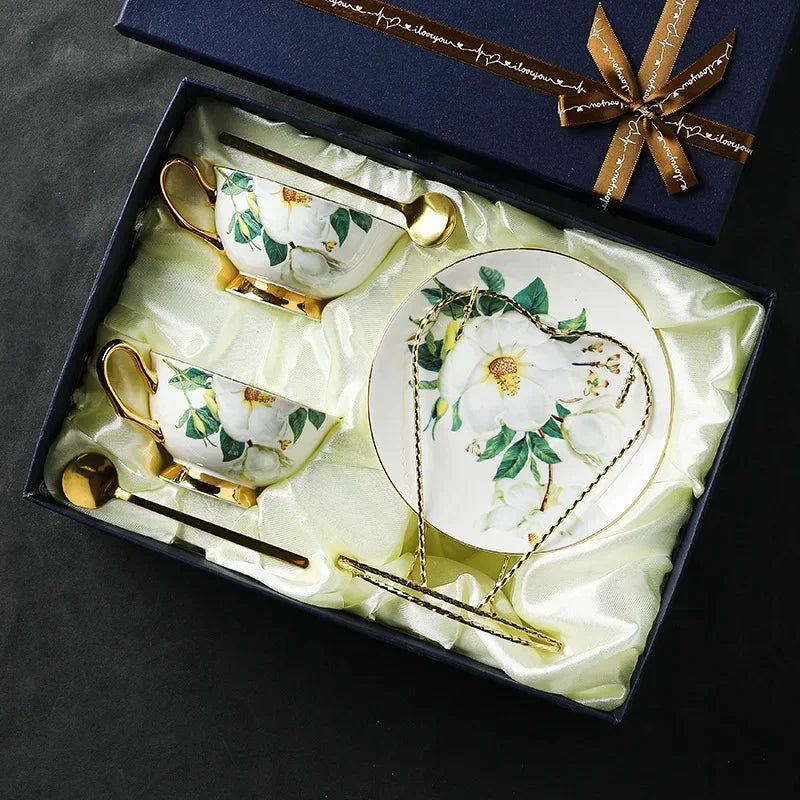 Bone China Coffee Cup Set