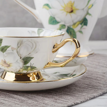 Bone China Coffee Cup Set