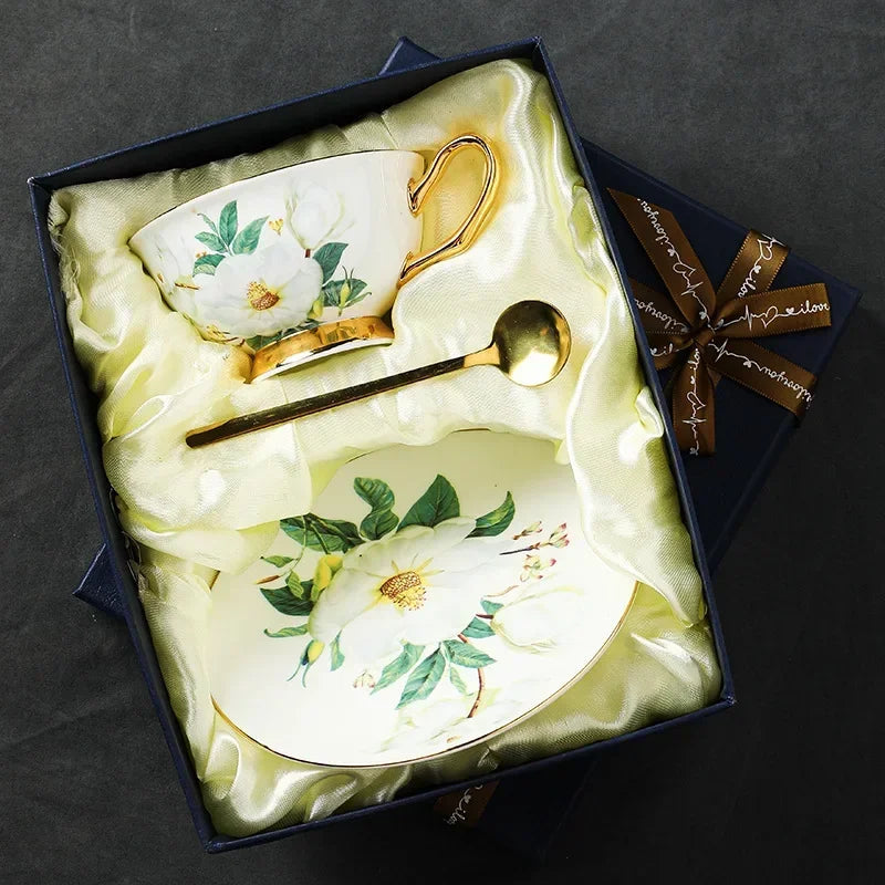 Bone China Coffee Cup Set