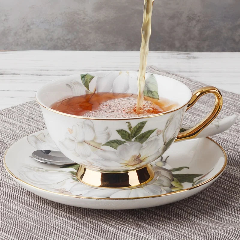 Bone China Coffee Cup Set