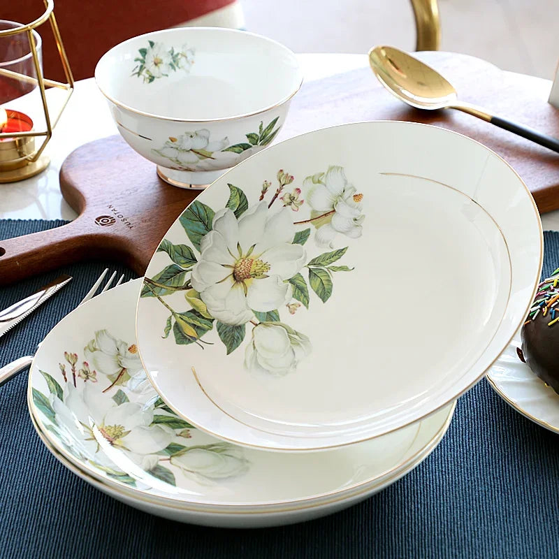 Floral Ceramic Plates