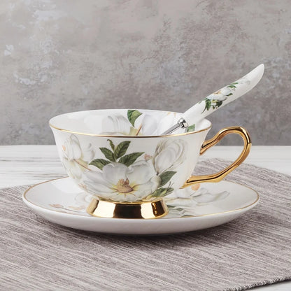 Bone China Coffee Cup Set