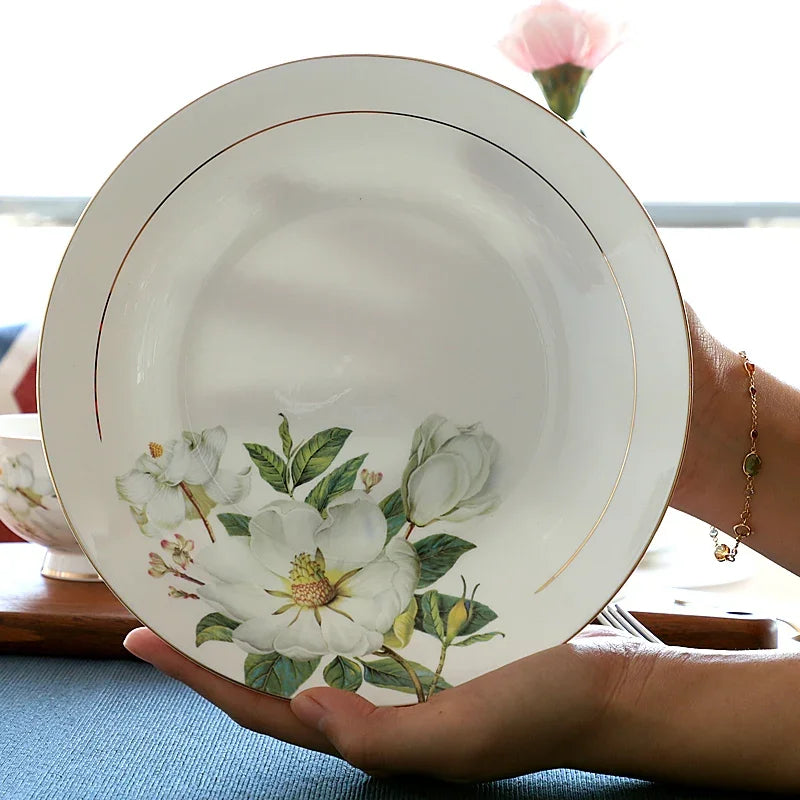 Floral Ceramic Plates